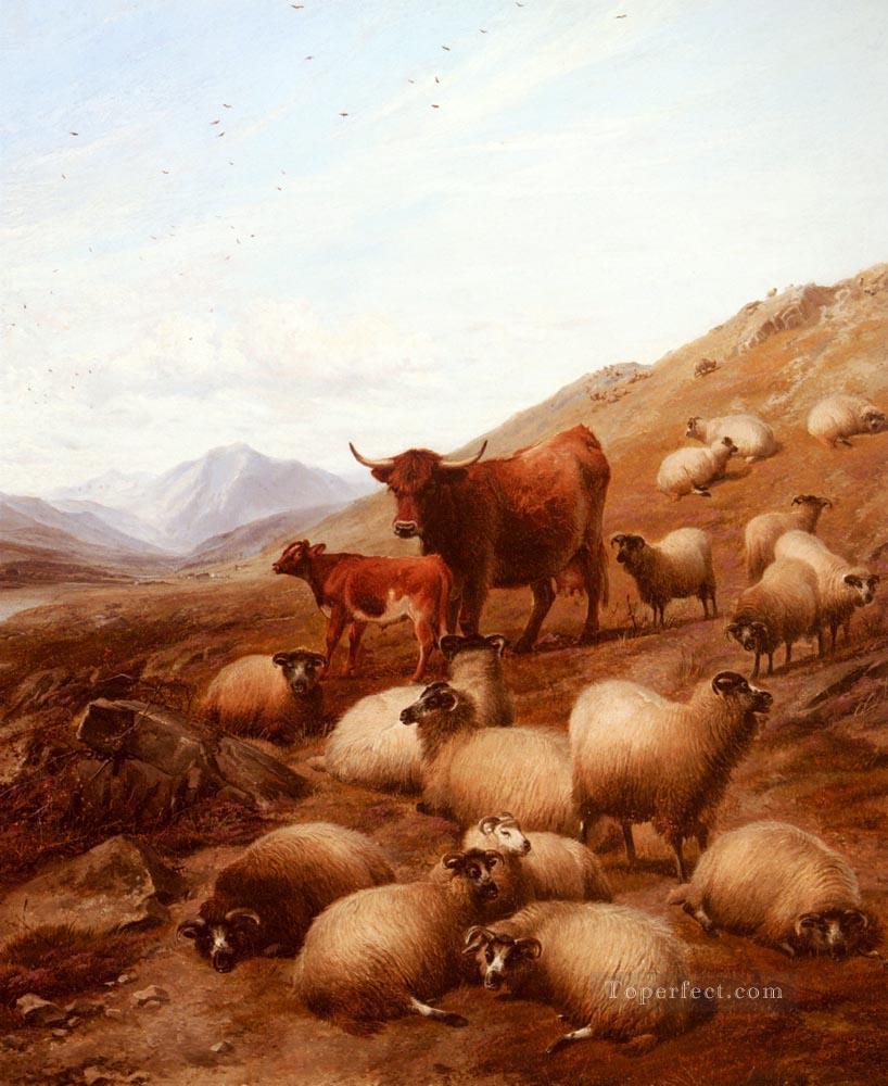 In The Highlands cattle farm animals Thomas Sidney Cooper Oil Paintings